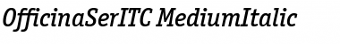 OfficinaSerITC Medium Italic