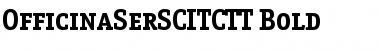 OfficinaSerSCITCTT Bold Font