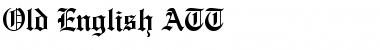 Old English ATT Font