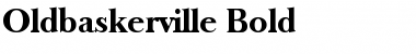 Oldbaskerville-Bold Regular Font