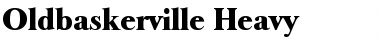 Oldbaskerville-Heavy Font