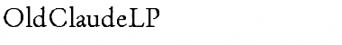 OldClaudeLP Font
