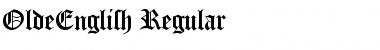 OldeEnglish Regular Font
