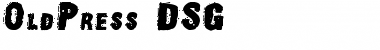 OldPress DSG Font