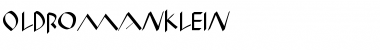 OldRomanKlein Regular Font