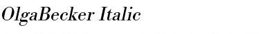 OlgaBecker Italic