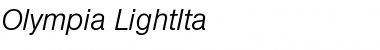 Olympia-LightIta Font