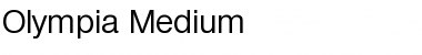 Olympia-Medium Font