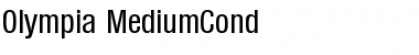 Olympia-MediumCond Font