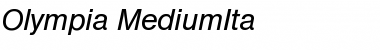 Olympia-MediumIta Regular Font