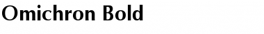Omichron Bold Regular Font