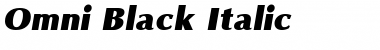 Omni Black Font