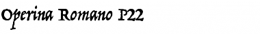 Operina Romano P22 Font