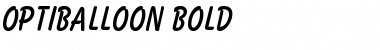 OPTIBalloon Font
