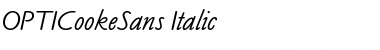 OPTICookeSans Medium Italic