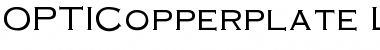 OPTICopperplate-Light Font
