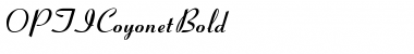 OPTICoyonetBold Font