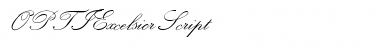 OPTIExcelsiorScript Font