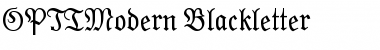 OPTIModern Regular Font