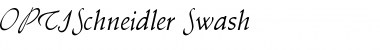 OPTISchneidler-Swash Font