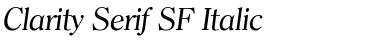 Clarity Serif SF Font