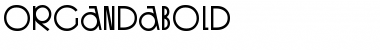 OrgandaBold Font