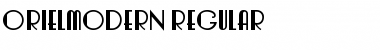 OrielModern Regular Font