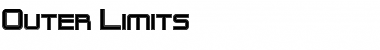 Outer Limits Font