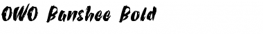 OWO Banshee Bold Font