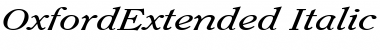 OxfordExtended Font
