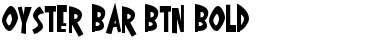 Oyster Bar BTN Bold Font