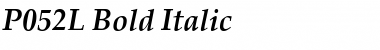 P052L Bold Italic