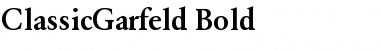 ClassicGarfeld Bold Font