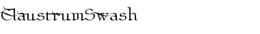 ClaustrumSwash Regular Font
