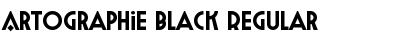Artographie Black Regular Font
