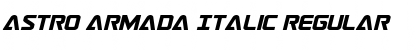 Astro Armada Italic Font