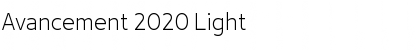 Avancement 2020 Light Font