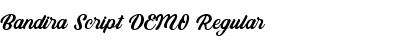 Bandira Script DEMO Regular Font