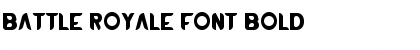 Download BATTLE ROYALE FONT Font