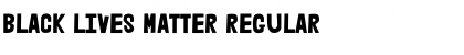 Black Lives Matter Regular Font