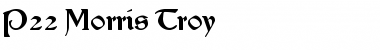 P22 Morris Troy Regular Font
