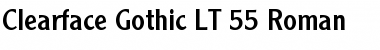 ClearfaceGothic LT Roman Font