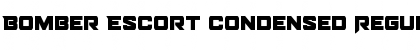 Bomber Escort Condensed Font
