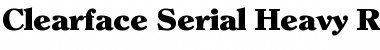 Clearface-Serial-Heavy Font