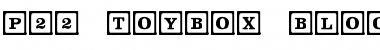 P22 ToyBox BlocksLine Font