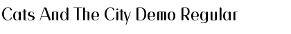 Cats And The City Demo Font