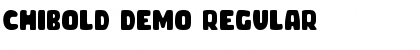 CHIBOLD demo Font