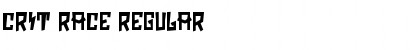 CRIT RACE Font