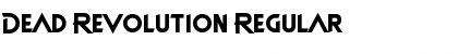 Dead Revolution Regular Font
