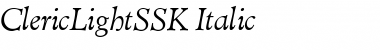 ClericLightSSK Italic